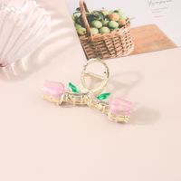 Pastoral Flower Alloy Plating Hair Claws sku image 6