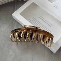 Casual Solid Color Alloy Hair Claws sku image 6