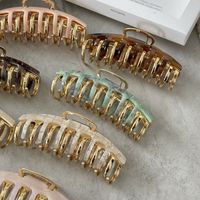 Casual Solid Color Alloy Hair Claws main image 4