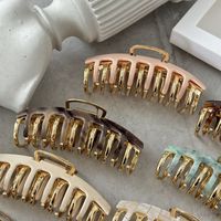 Casual Solid Color Alloy Hair Claws main image 3