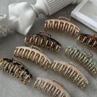 Casual Solid Color Alloy Hair Claws main image 2