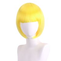 Femmes Style Simple Fête Rue Déguisements Fil Haute Température Bangs Cheveux Courts Et Droits Perruques sku image 10