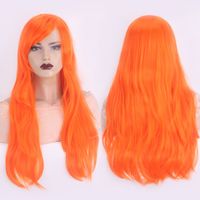 Women's Elegant Party Stage Cosplay High Temperature Wire Side Fringe Long Curly Hair Wigs sku image 1