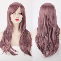 Women's Elegant Party Stage Cosplay High Temperature Wire Side Fringe Long Curly Hair Wigs sku image 5