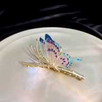 Sweet Butterfly Alloy Hair Claws main image 5