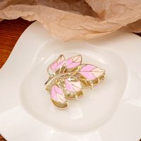 Pastoral Flower Alloy Plating Hair Claws sku image 4