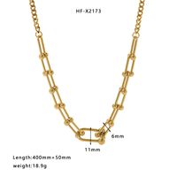 304 Stainless Steel 18K Gold Plated Streetwear Plating Heart Shape Butterfly Shell Pendant Necklace sku image 14