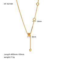 304 Stainless Steel 18K Gold Plated Streetwear Plating Heart Shape Butterfly Shell Pendant Necklace sku image 6