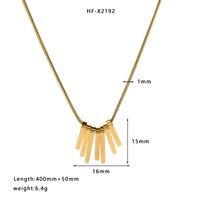 304 Stainless Steel 18K Gold Plated Streetwear Plating Heart Shape Butterfly Shell Pendant Necklace sku image 5