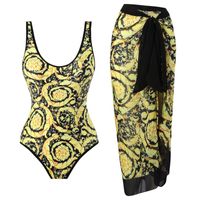Women's Simple Style Ditsy Floral Printing One Pieces 1 Piece 2 Piece Set main image 4