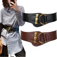 Basic Solid Color Pu Leather Women's Leather Belts main image 1