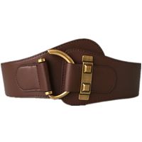Basic Solid Color Pu Leather Women's Leather Belts sku image 2