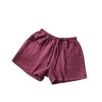 Women's Men's Home Outdoor Formal Solid Color Shorts Patchwork Casual Pants main image 3