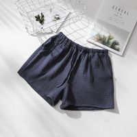 Women's Men's Home Outdoor Formal Solid Color Shorts Patchwork Casual Pants main image 5