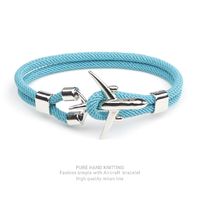 Simple Style Geometric Alloy Polyester Plating Men's Bracelets sku image 20