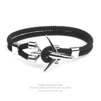 Simple Style Geometric Alloy Polyester Plating Men's Bracelets sku image 6