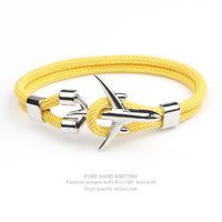 Simple Style Geometric Alloy Polyester Plating Men's Bracelets sku image 10
