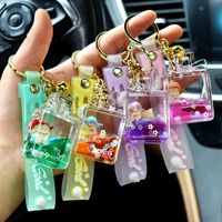 Cartoon Style Mermaid Perfume Bottle Arylic Metal Unisex Bag Pendant Keychain main image 6