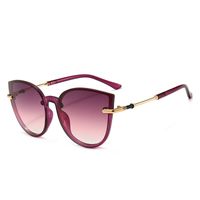 Commute Solid Color Pc Cat Eye Full Frame Women's Sunglasses sku image 5