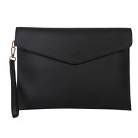 Femmes Toutes Les Saisons Faux Cuir De Base Style Classique Sac Enveloppe Pochette main image 5