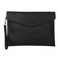 Women's Large Pu Leather Solid Color Streetwear Magnetic Buckle Envelope Bag main image 3