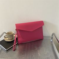 Women's All Seasons Pu Leather Basic Classic Style Envelope Bag Clutch Bag main image 4