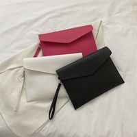 Women's All Seasons Pu Leather Basic Classic Style Envelope Bag Clutch Bag main image 6