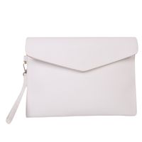 Women's All Seasons Pu Leather Basic Classic Style Envelope Bag Clutch Bag sku image 2