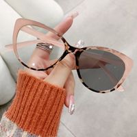 Simple Style Solid Color Pc Cat Eye Full Frame Optical Glasses main image 1