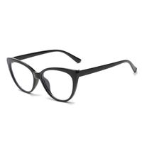 Simple Style Solid Color Pc Cat Eye Full Frame Optical Glasses main image 6