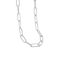 Koreanische Geometrische Kette Schlüsselbein S925 Sterling Silber Halskette Weiblich sku image 1