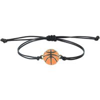 Style Simple Basket-ball Football Alliage Émail Unisexe Bracelets 1 Pièce sku image 4