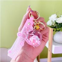 Cute Milky Tea Cup Letter Donuts Arylic Unisex Bag Pendant Keychain sku image 4