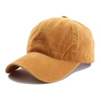 Unisexo Básico Color Sólido Aleros Curvos Gorra De Beisbol sku image 12