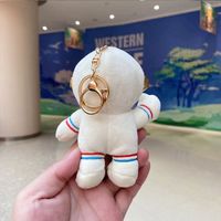 Cute Astronaut Plush Unisex Bag Pendant Keychain main image 2