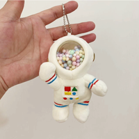 Cute Astronaut Plush Unisex Bag Pendant Keychain sku image 5