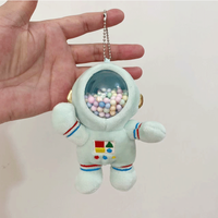 Cute Astronaut Plush Unisex Bag Pendant Keychain sku image 6