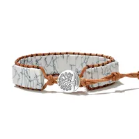 Bohemien Sonnenblume Mehrfarbig Baum Ein Naturstein Achat Armbänder In Masse sku image 15