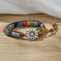 Bohemien Sonnenblume Mehrfarbig Baum Ein Naturstein Achat Armbänder In Masse sku image 20