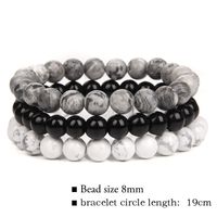 Estilo Clásico Geométrico Piedra Natural Unisexo Pulsera sku image 2