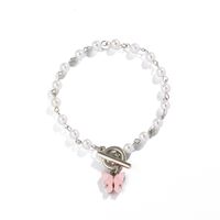Vacation Heart Shape Butterfly Shell Beaded Arylic Soft Clay Beaded Plating Gold Plated Silver Plated Women's Bracelets sku image 2