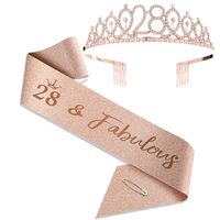 Fashion Crown Metal Plating Hollow Out Inlay Rhinestones Crown 1 Piece sku image 56