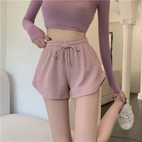 Women's Gym Daily Sports Casual Solid Color Shorts Shorts main image 3