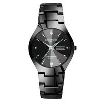 Casual Simple Style Classic Style Round Jewelry Buckle Quartz Men's Watches sku image 1
