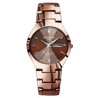 Casual Simple Style Classic Style Round Jewelry Buckle Quartz Men's Watches sku image 9