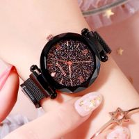 Casual Luxurious Round Butterfly Double Snap Quartz Women's Watches sku image 5