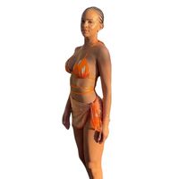 Mujeres Geométrico Impresión Juego De 3 Piezas Bikinis main image 2