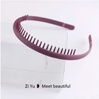 Simple Style Solid Color Plastic Handmade Hair Band 1 Piece sku image 27