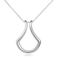 Simple Style Geometric Titanium Steel Pendant Necklace sku image 1