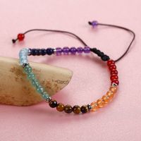 Elegant Retro Ethnic Style Ball Natural Stone Rope Bracelets In Bulk sku image 3
